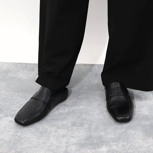 バレンシアガ BALENCIAGA フラットミュール ブラック