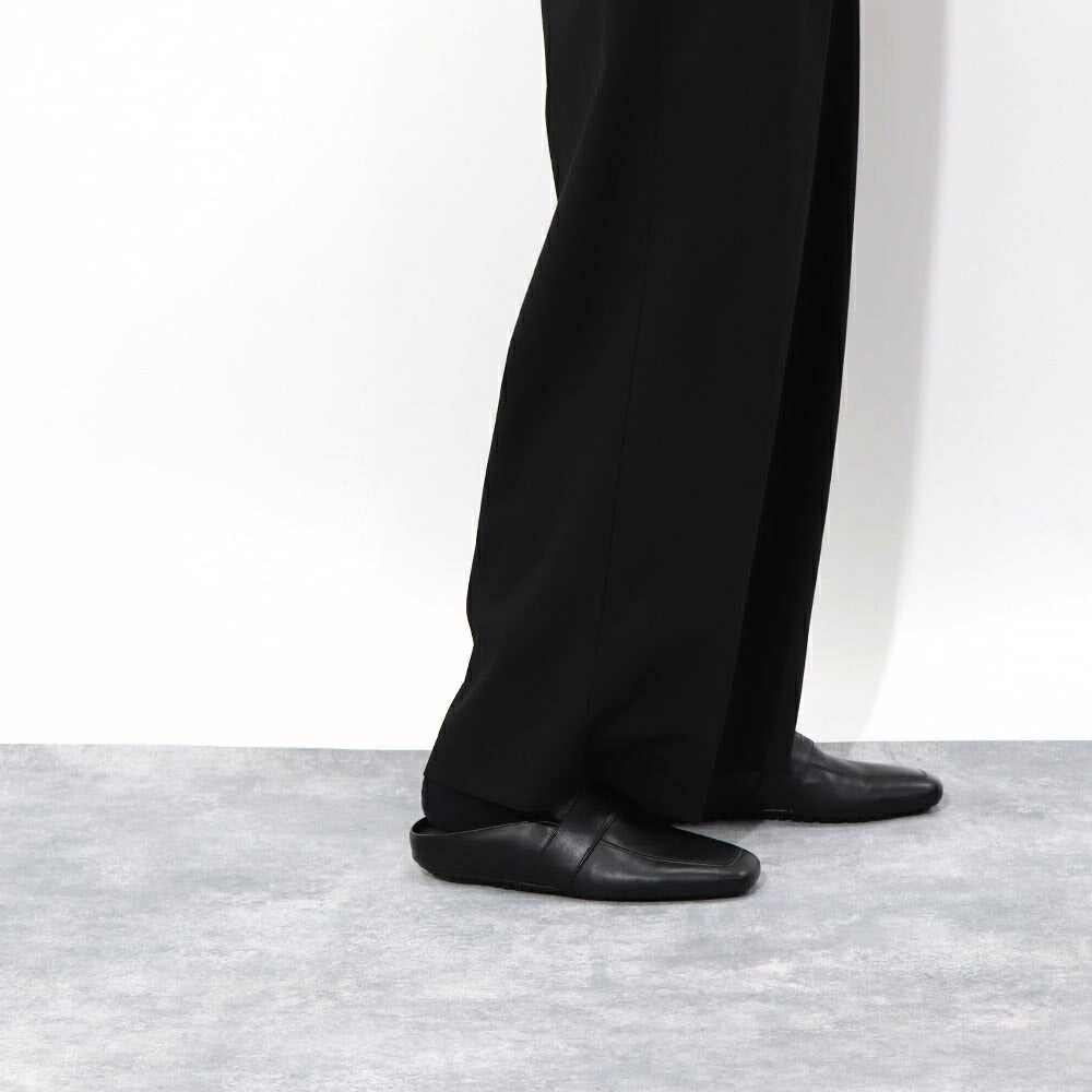 バレンシアガ BALENCIAGA フラットミュール ブラック