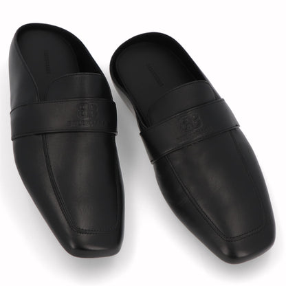 バレンシアガ BALENCIAGA フラットミュール ブラック