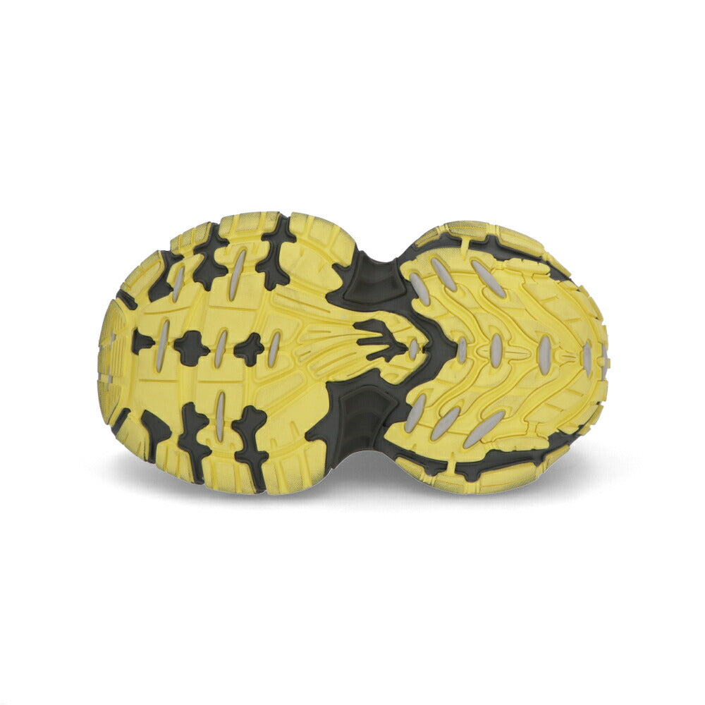 BALENCIAGA スニーカー 10XL グレー×イエロー ロゴ クッション 厚底 ローカット 792779 W2MV2 1097