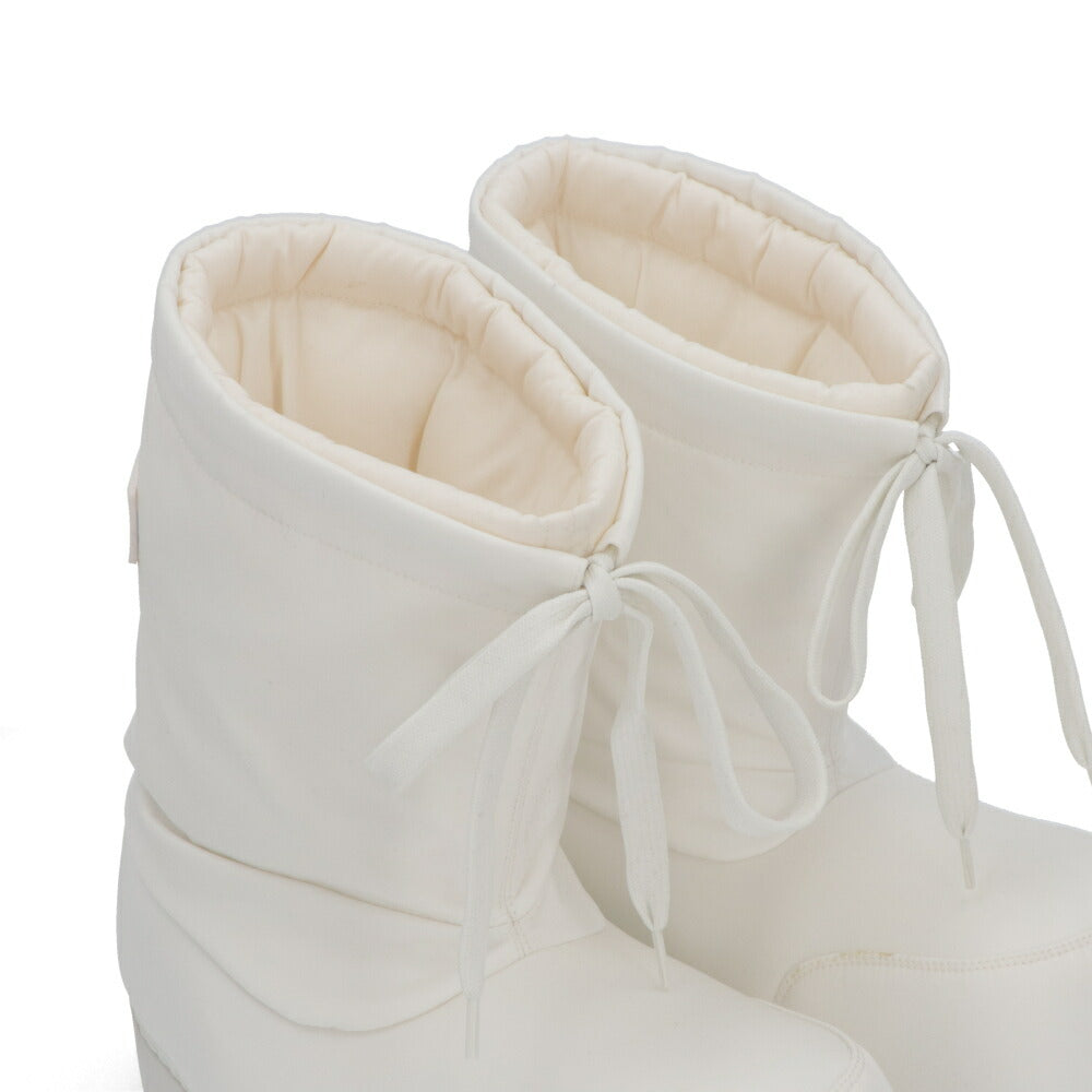 BALENCIAGA バレンシアガ ブーツ ALASKA ホワイト ロゴ 厚底 ショートブーツ 780558 W4SA1 9000