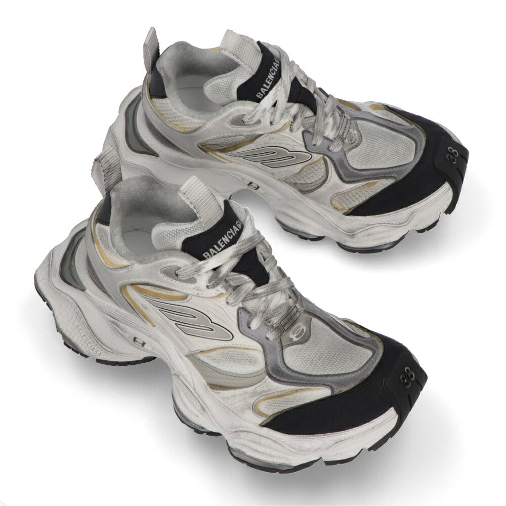BALENCIAGA スニーカー CARGO カーゴ グレー ロゴ 厚底 ローカット 785756 W2MV1 9012