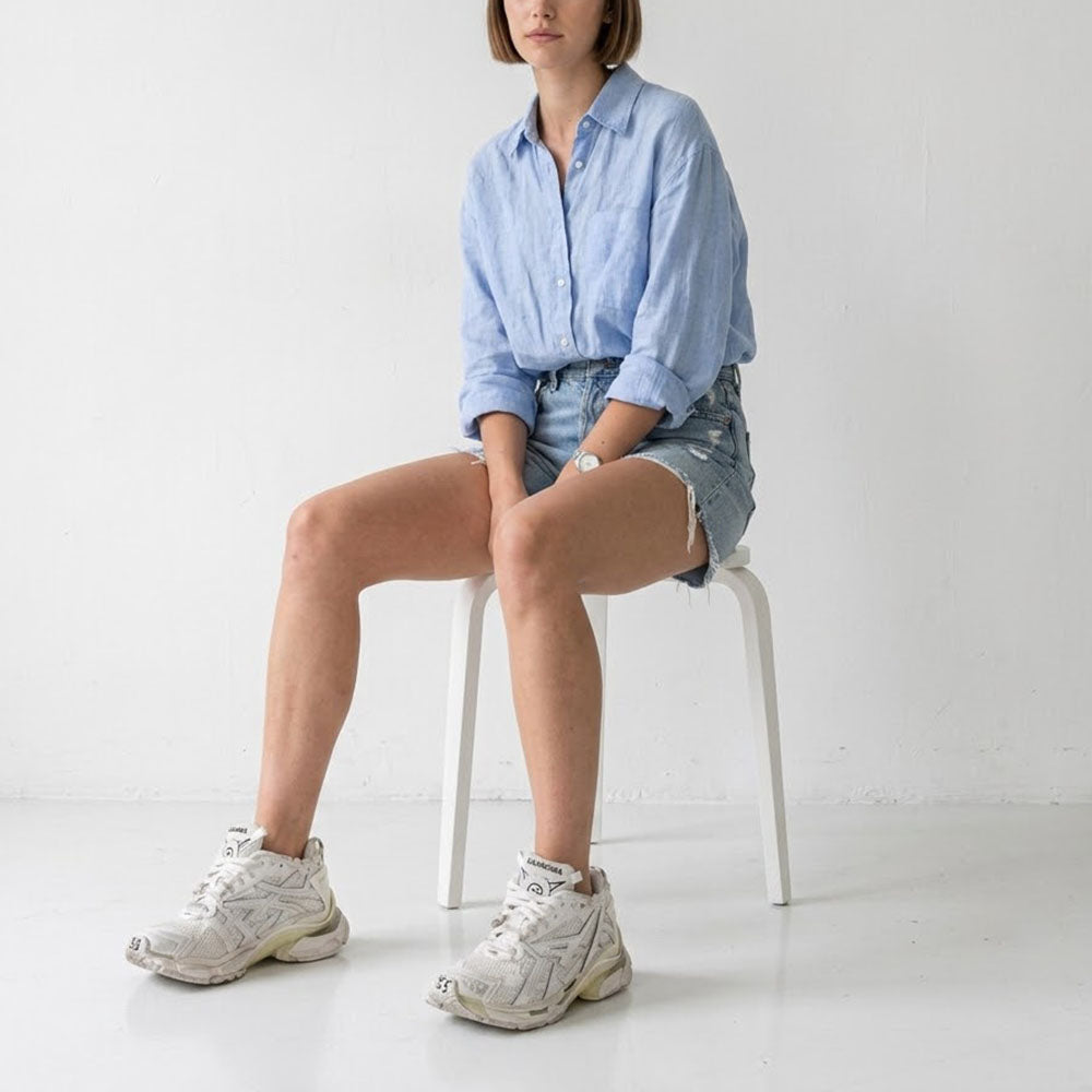 BALENCIAGA バレンシアガ レディース シューズ スニーカー ブラック 1100 ホワイト ポリウレタン ポリエステル ラバー ランナー 厚底 ロゴ 677402 W3RB1
