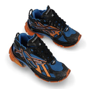 BALENCIAGA バレンシアガ メンズ シューズ スニーカー ブルー×オレンジ メッシュ ナイロン RUNNER ランナー ダッドシューズ ローカット 677403 W3RB3