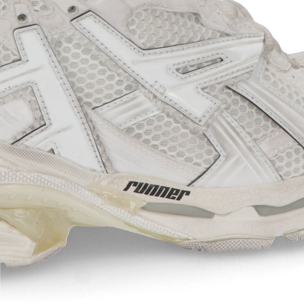 BALENCIAGA バレンシアガ メンズ シューズ スニーカー ホワイト メッシュ ナイロン ランナーハイトップ ハイカットスニーカー ミドル・ハイカット 695764 W3RH1