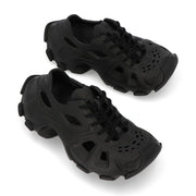 BALENCIAGA バレンシアガ レディース シューズ スニーカー ブラック ラバー HD レースアップスニーカー 702416 W3CES
