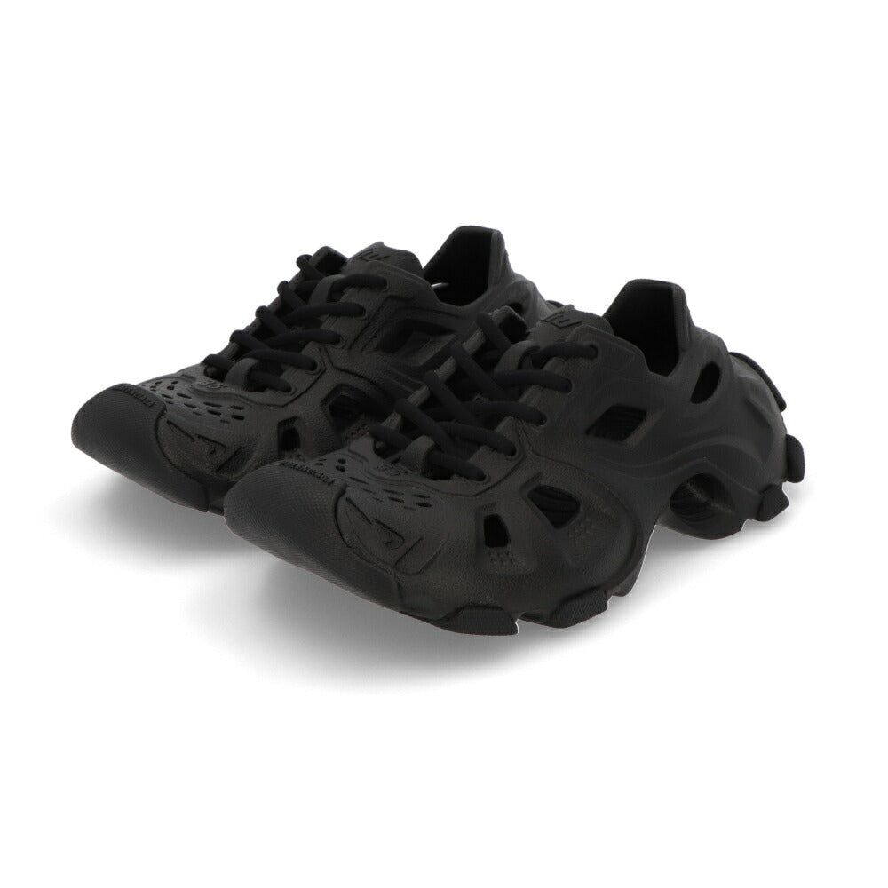 BALENCIAGA バレンシアガ レディース シューズ スニーカー ブラック ラバー HD レースアップスニーカー 702416 W3CES
