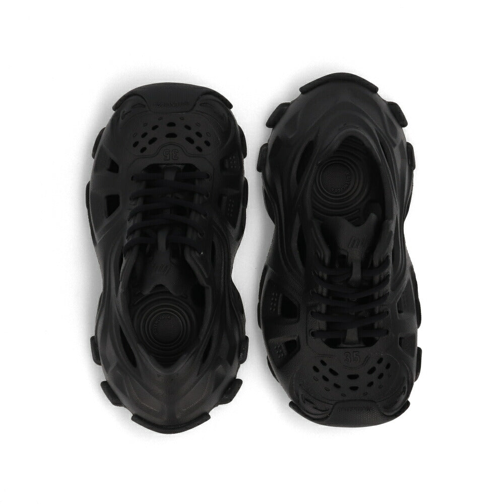 BALENCIAGA バレンシアガ レディース シューズ スニーカー ブラック ラバー HD レースアップスニーカー 702416 W3CES