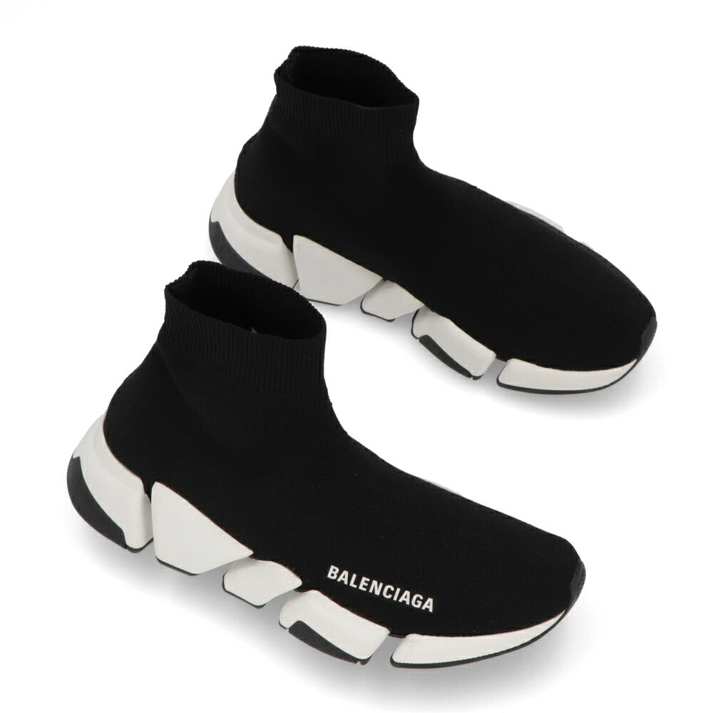 BALENCIAGA バレンシアガ レディース シューズ スニーカー ブラック ファブリック ラバー スピード2.0 ハイカット ソックススニーカー 617196 W2DB2