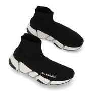 BALENCIAGA バレンシアガ レディース シューズ スニーカー ブラック ファブリック ラバー スピード2.0 ハイカット ソックススニーカー 617196 W2DB2