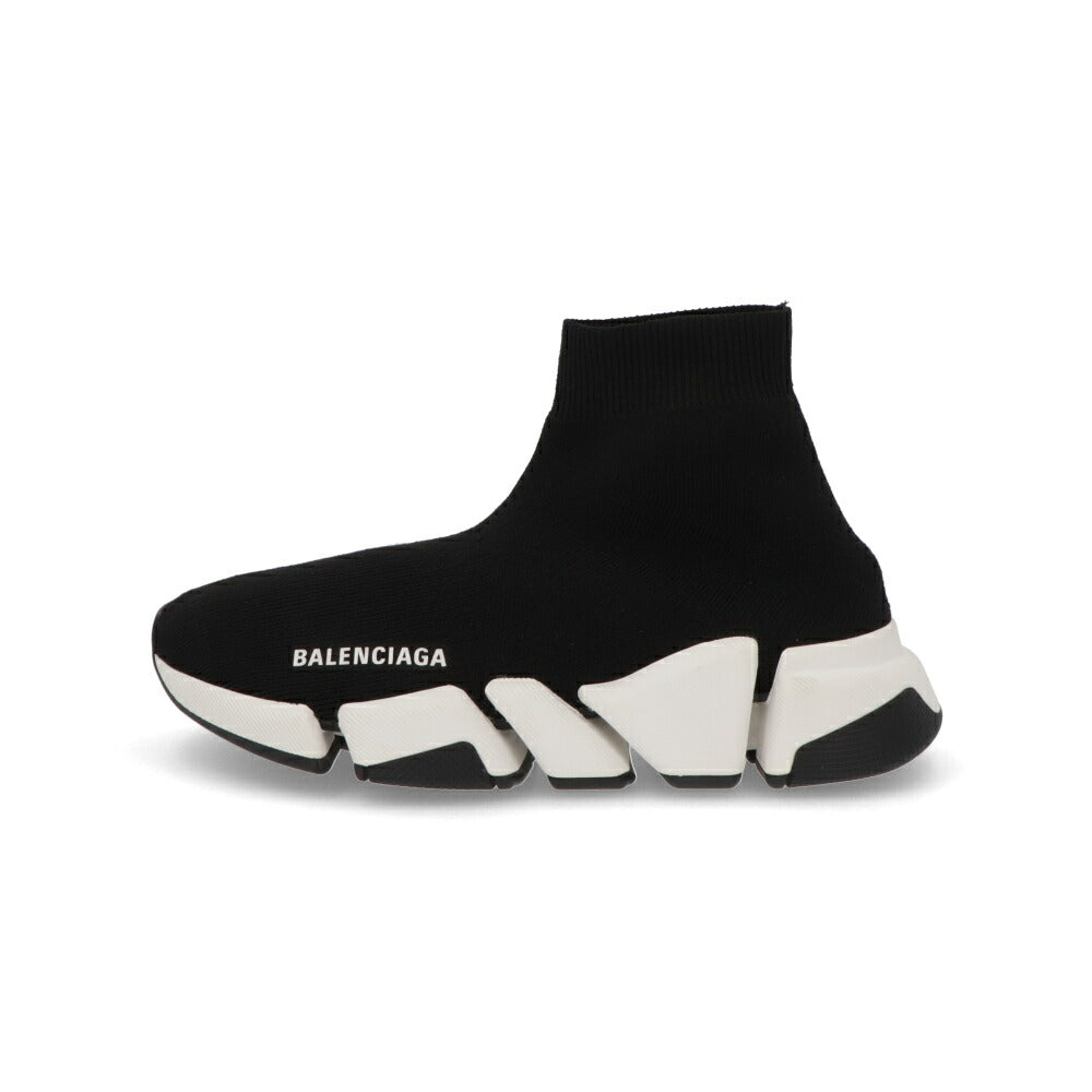 BALENCIAGA バレンシアガ レディース シューズ スニーカー ブラック ファブリック ラバー スピード2.0 ハイカット ソックススニーカー 617196 W2DB2