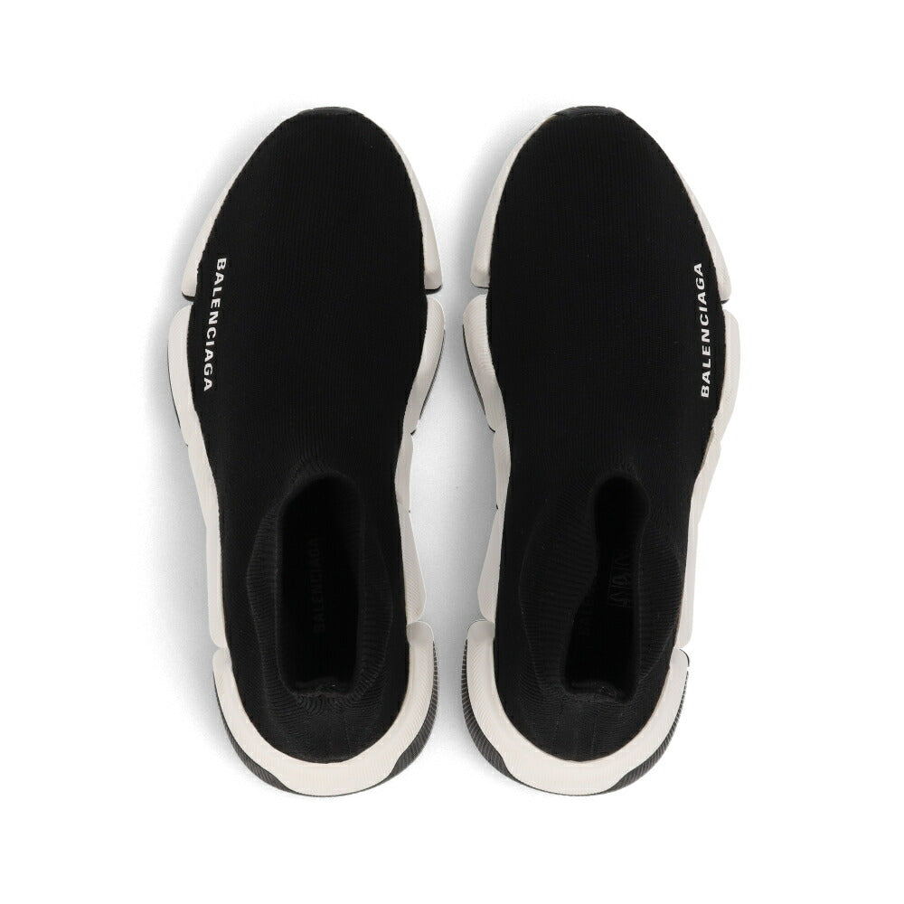 BALENCIAGA バレンシアガ レディース シューズ スニーカー ブラック ファブリック ラバー スピード2.0 ハイカット ソックススニーカー 617196 W2DB2