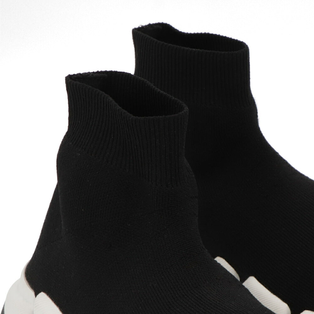BALENCIAGA バレンシアガ レディース シューズ スニーカー ブラック ファブリック ラバー スピード2.0 ハイカット ソックススニーカー 617196 W2DB2