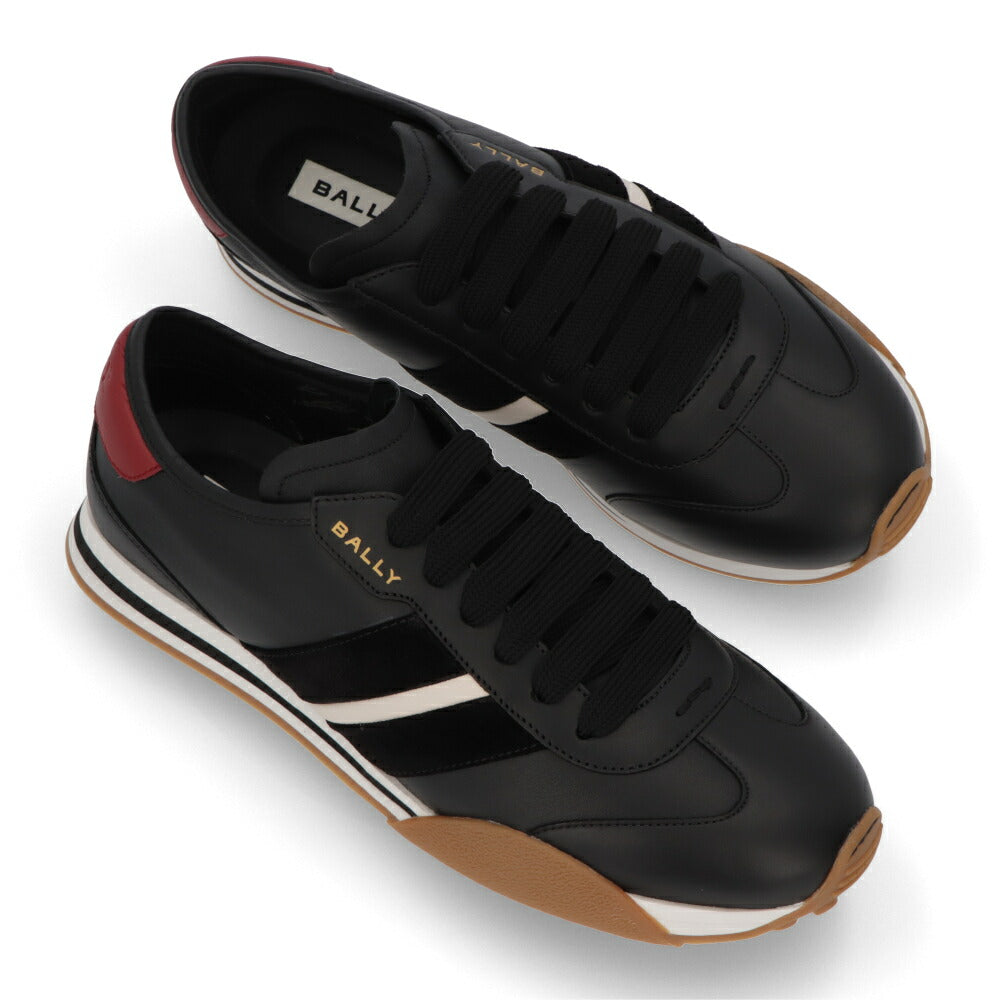 BALLY スニーカー BK RUB レザー ロゴ レザーシューズ