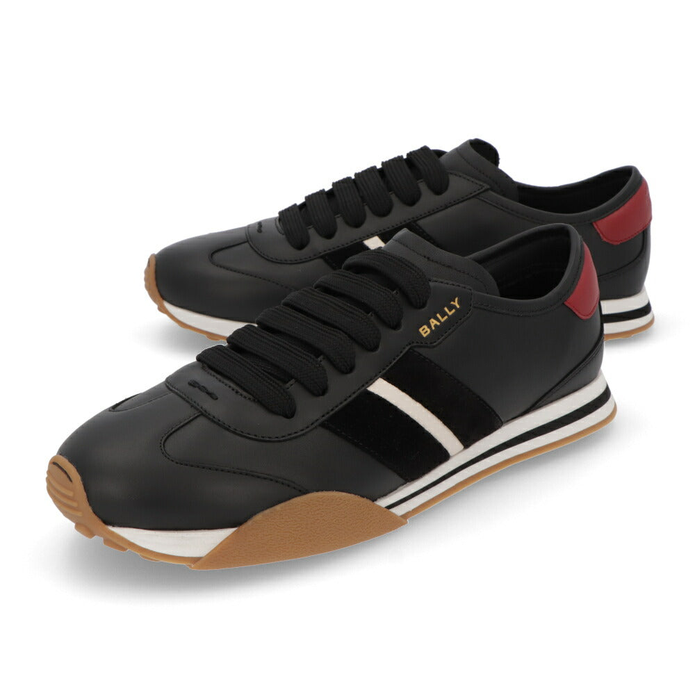 BALLY スニーカー BK RUB レザー ロゴ レザーシューズ