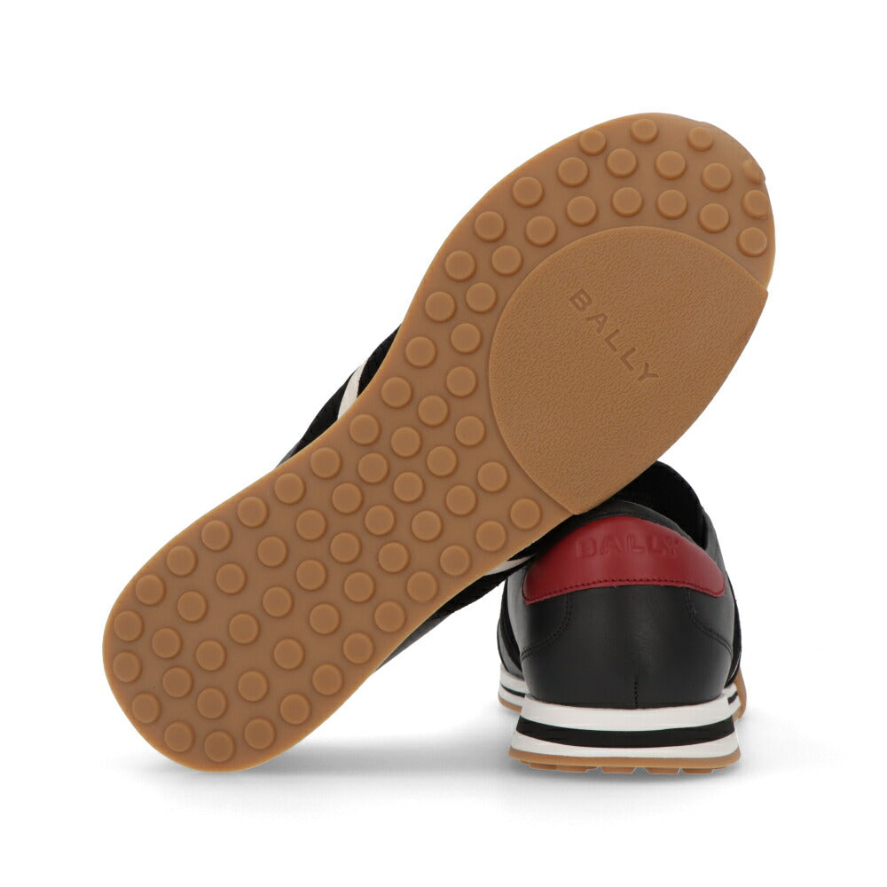 BALLY スニーカー BK RUB レザー ロゴ レザーシューズ