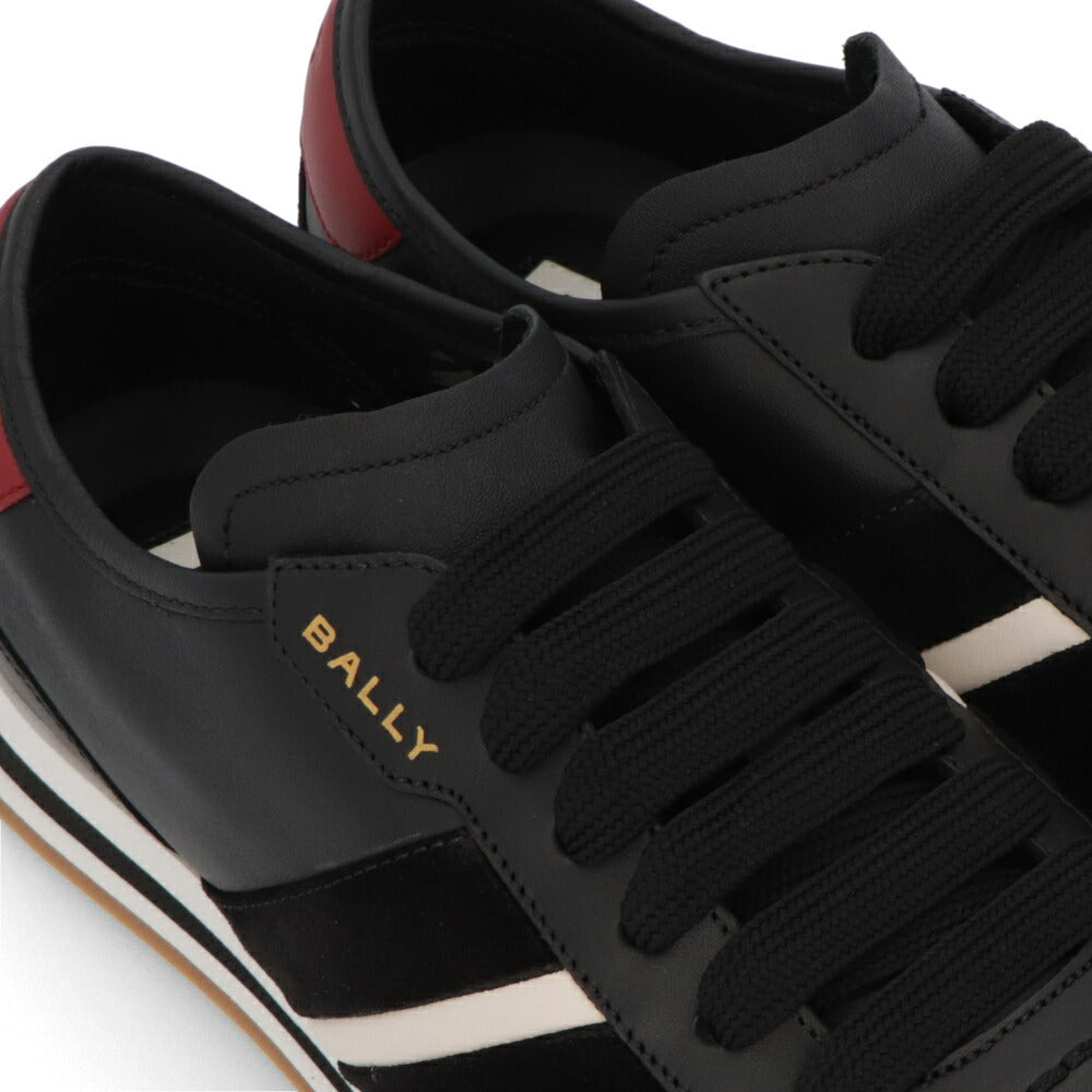 BALLY スニーカー BK RUB レザー ロゴ レザーシューズ
