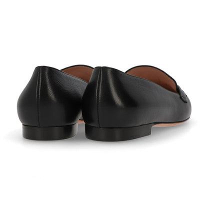 BALLY フラットシューズ OBRIEN BLACK GOAT GRAINED