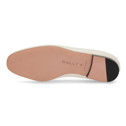BALLY フラットシューズ OBRIEN BONE 15 GOAT GRAINED