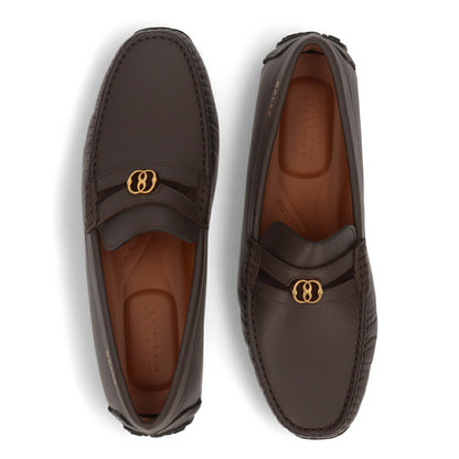 BALLY ドライビングシューズ PAKLYS EBANO 21 CARF PLAIN