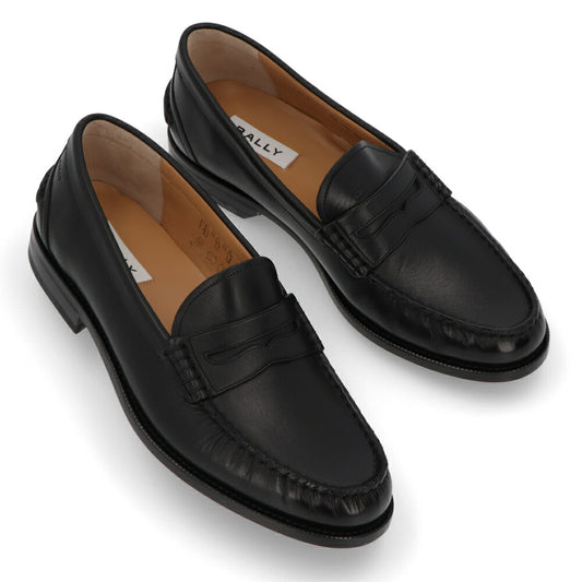 BALLY ローファー ONYX BLACK CALF PLAIN ブラック