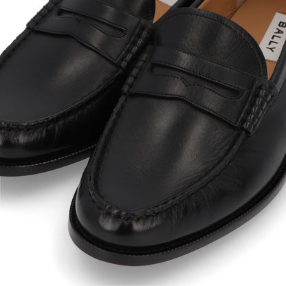 BALLY ローファー ONYX BLACK CALF PLAIN ブラック