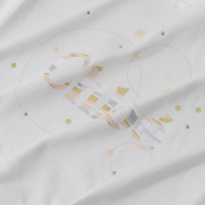 クロエ Chloe トップス Tシャツ・カットソー レディース ホワイト コットン Chloe Kids ロゴ クルーネック キッズモデル カットソー 半袖 C20111 117