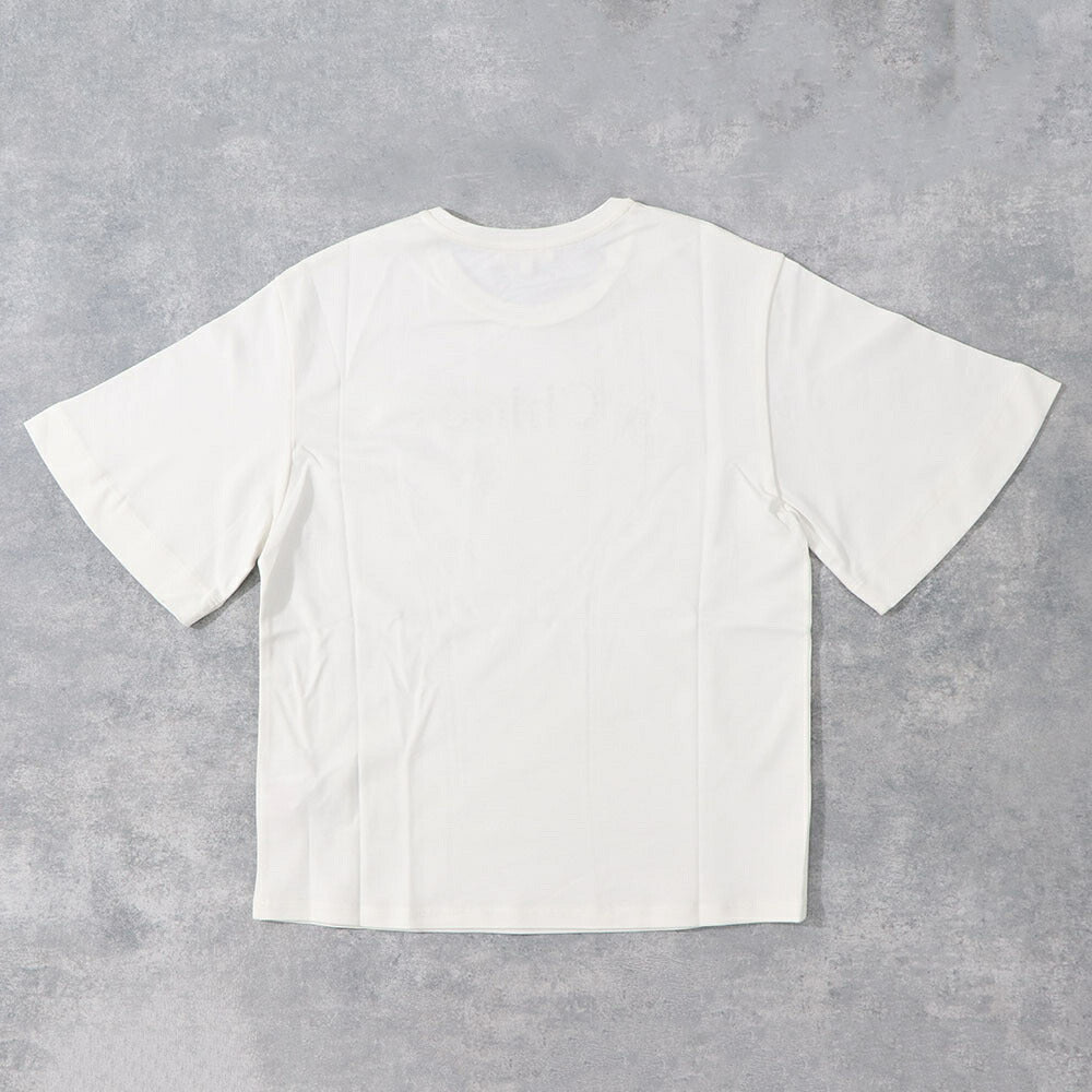 クロエ Chloe トップス Tシャツ・カットソー レディース ホワイト コットン Chloe Kids ロゴ クルーネック キッズモデル カットソー 半袖 C20109 117