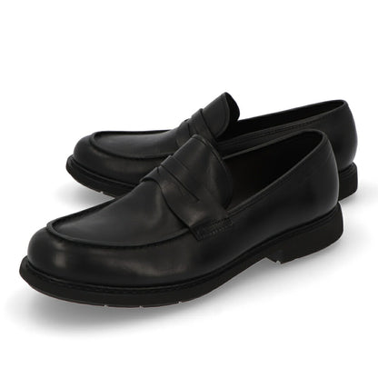 CAMPER Neuman ブラック モカシン ローファー K100268