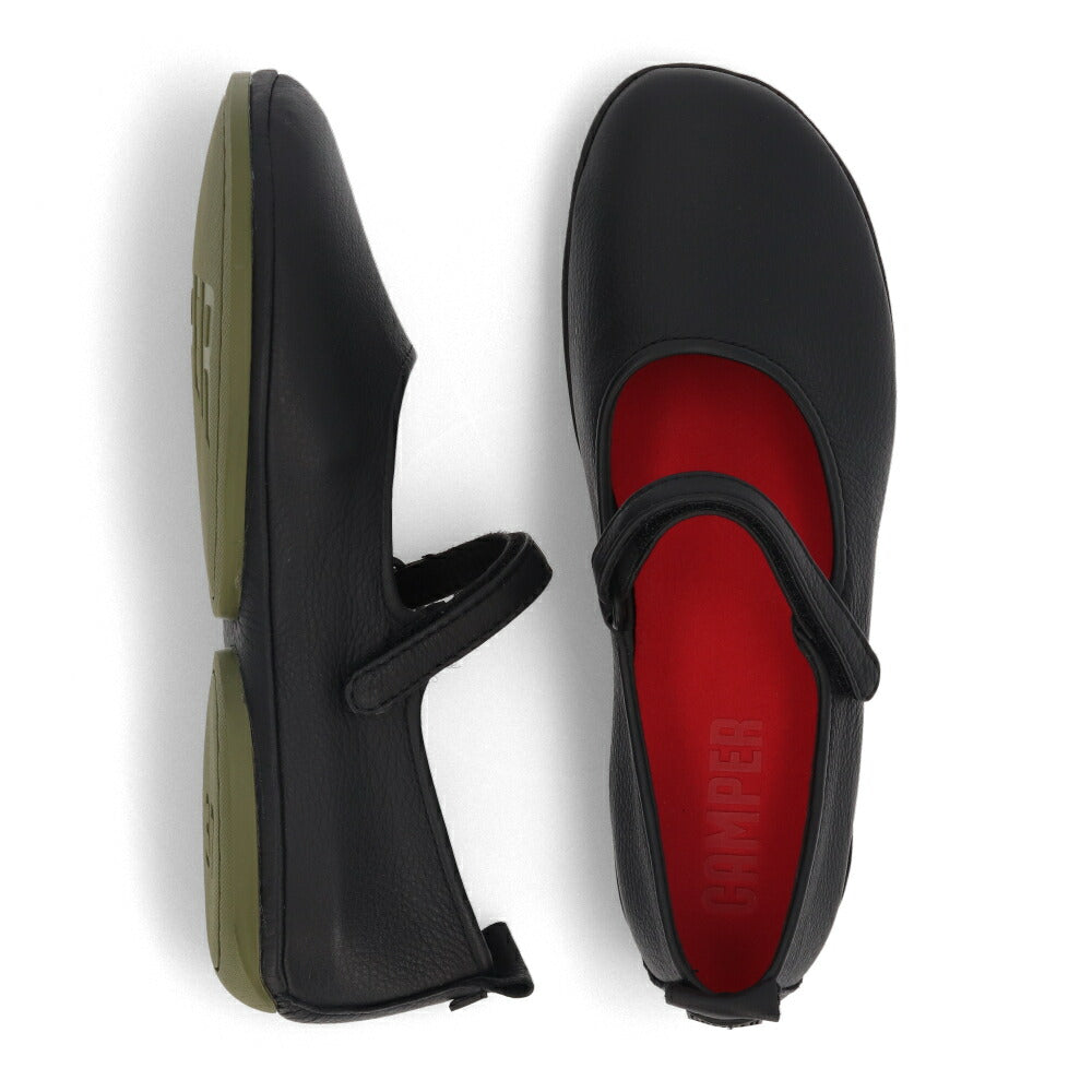 CAMPER パンプス Right Nina ブラック×レッド アイボリー ホワイト ブラック×ブラウン グレー ライトニナ K201365