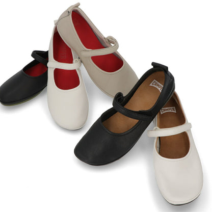 CAMPER パンプス Right Nina ブラック×レッド アイボリー ホワイト ブラック×ブラウン グレー ライトニナ K201365