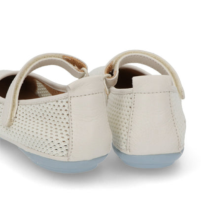 CAMPER パンプス RIGHT NINA アイボリー リヨセルメッシュ ライトニナ メッシュ K201402