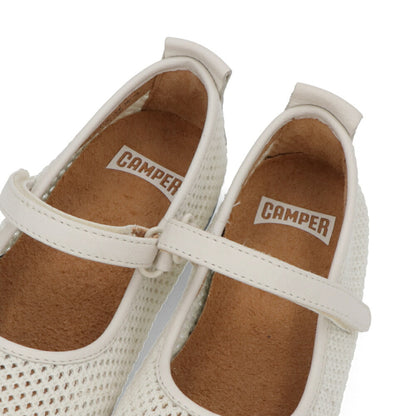 CAMPER パンプス RIGHT NINA アイボリー リヨセルメッシュ ライトニナ メッシュ K201402