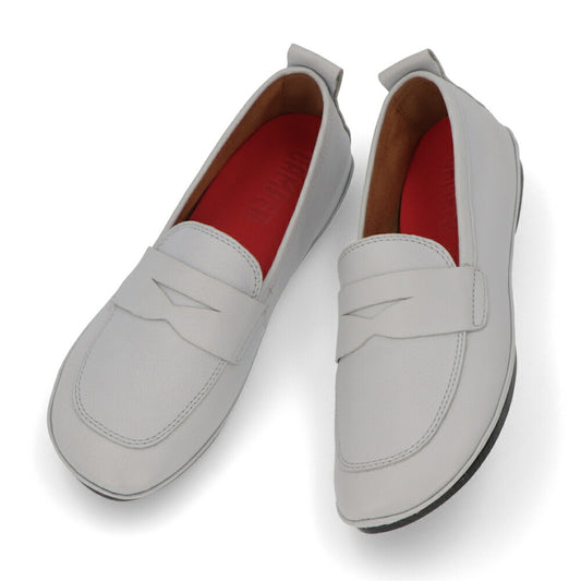 CAMPER RIGHT NINA スカイグレー ライトニナ スリッポンロゴ シンプル ローファー K201421