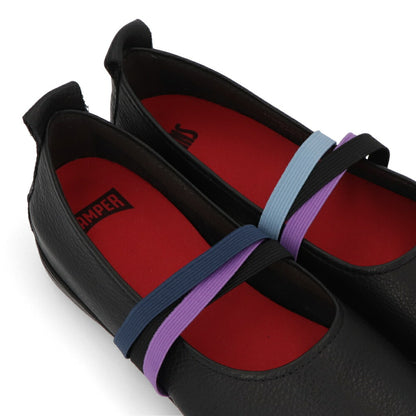 CAMPER パンプス Twins ホワイト ブラック テキスタイルツインズ K201665