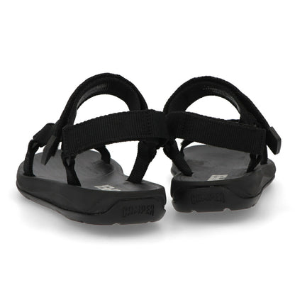 CAMPER サンダル Match ブラック リサイクルポリエステル スポーティ―サンダル ロゴ K200958
