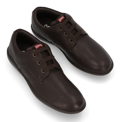 CAMPER レザーシューズ Atom Work ブラック ブラウン レザー アトムワーク 18637