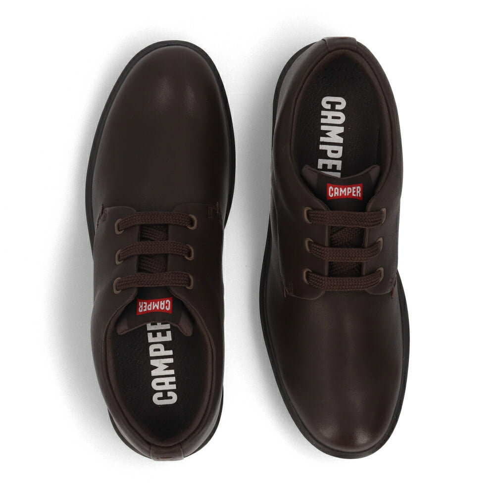 CAMPER レザーシューズ Atom Work ブラック ブラウン レザー アトムワーク 18637