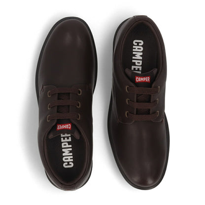 CAMPER レザーシューズ Atom Work ブラック ブラウン レザー アトムワーク 18637