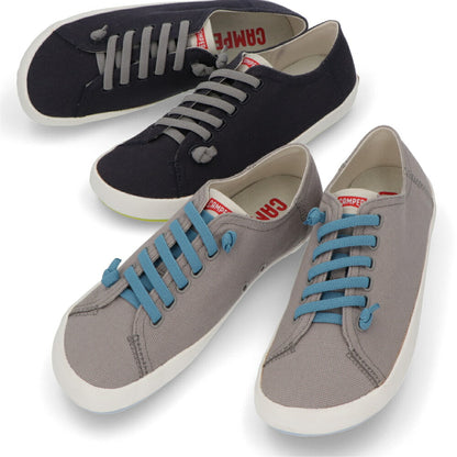 CAMPER スニーカー Peu Rambla グレー ブルー リサイクルコットン ペウランブラ 18869