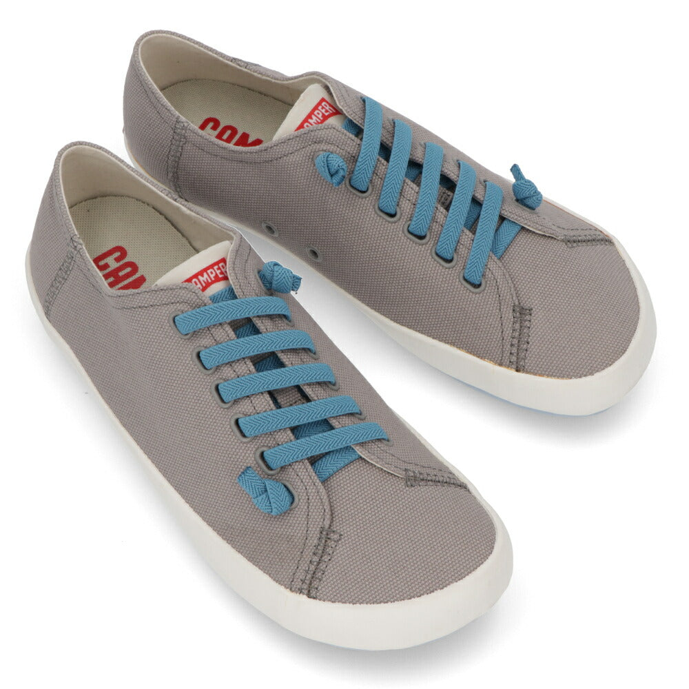 CAMPER スニーカー Peu Rambla グレー ブルー リサイクルコットン ペウランブラ 18869
