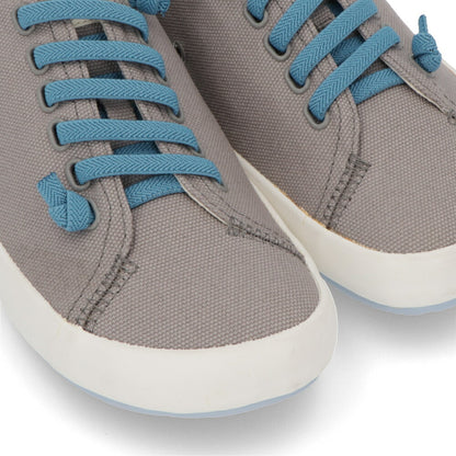 CAMPER スニーカー Peu Rambla グレー ブルー リサイクルコットン ペウランブラ 18869