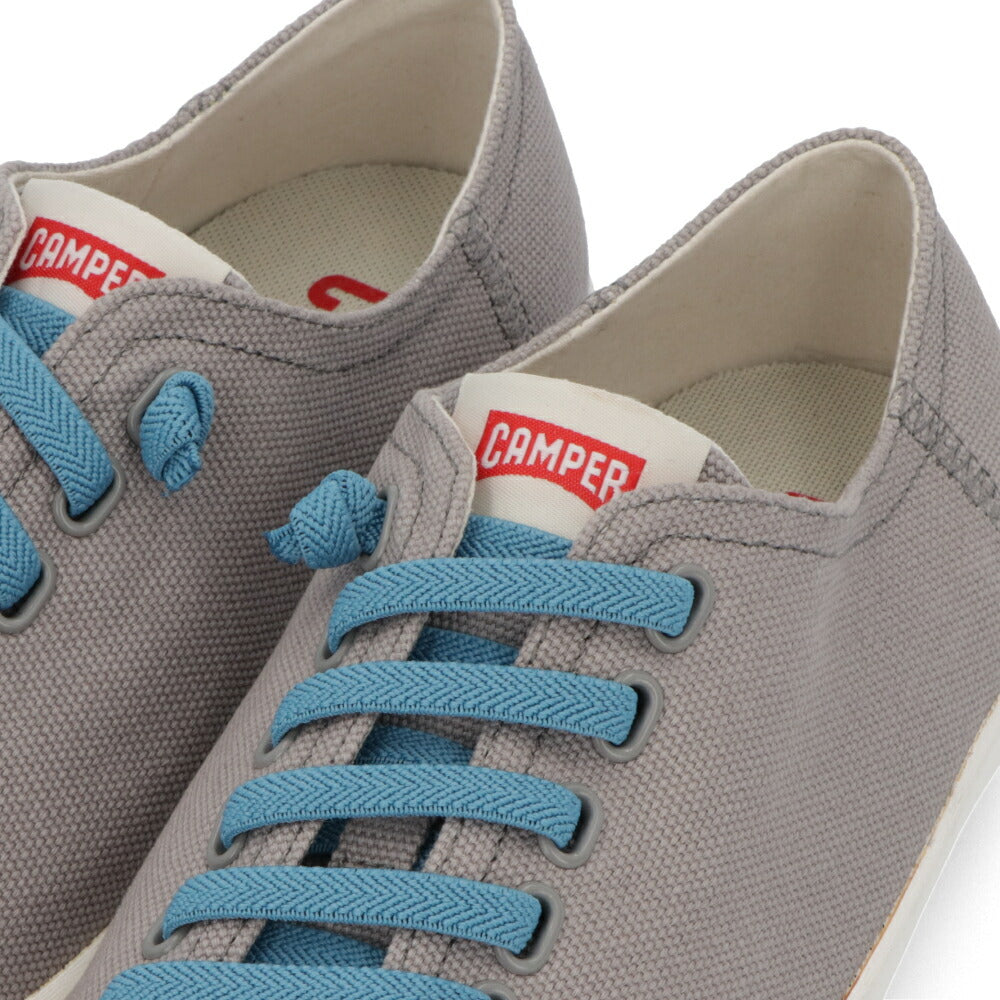 CAMPER スニーカー Peu Rambla グレー ブルー リサイクルコットン ペウランブラ 18869