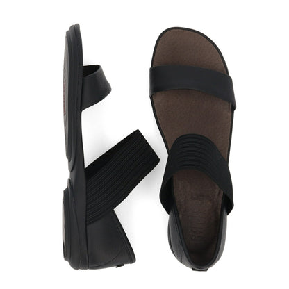 CAMPER サンダル Right Nina ブラック ライトニナ バレエレザー21735