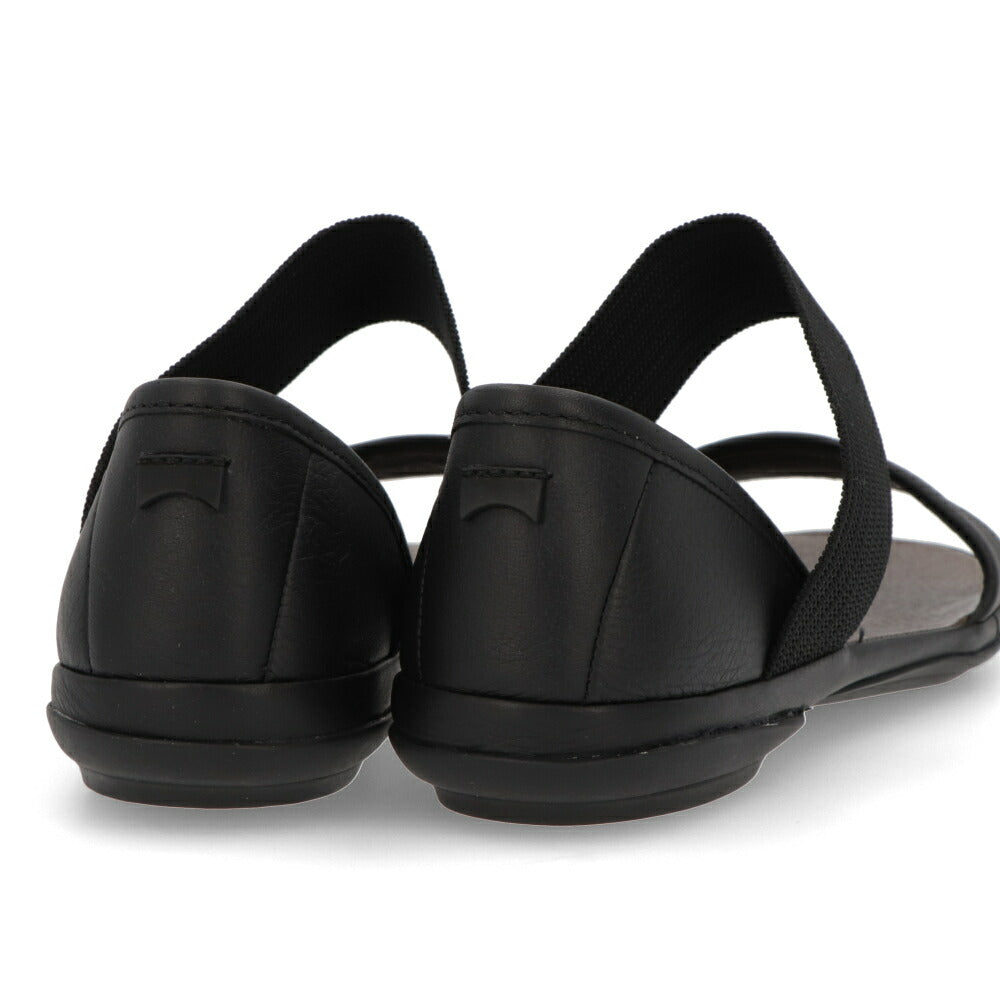 CAMPER サンダル Right Nina ブラック ライトニナ バレエレザー21735