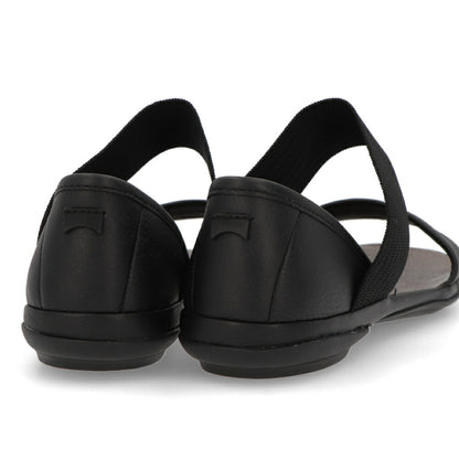 CAMPER サンダル Right Nina ブラック ライトニナ バレエレザー21735