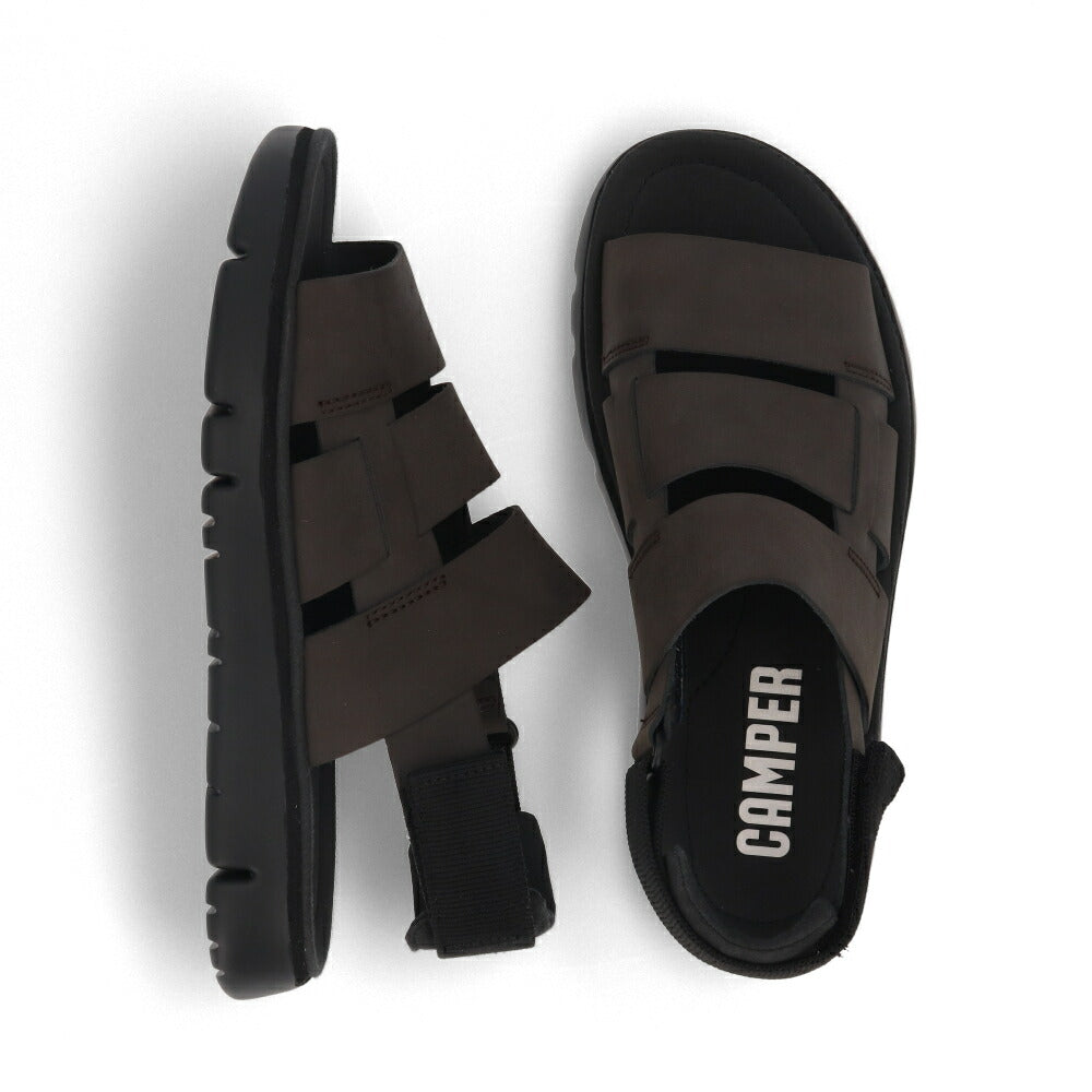 CAMPER サンダル ORUGA ダークブラウン オルガサンダル スポーツサンダル K100470