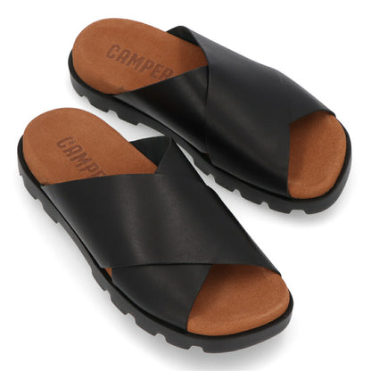 CAMPER サンダル Brutus Sandal ブラック  ブルートゥスサンダル コルク K100775
