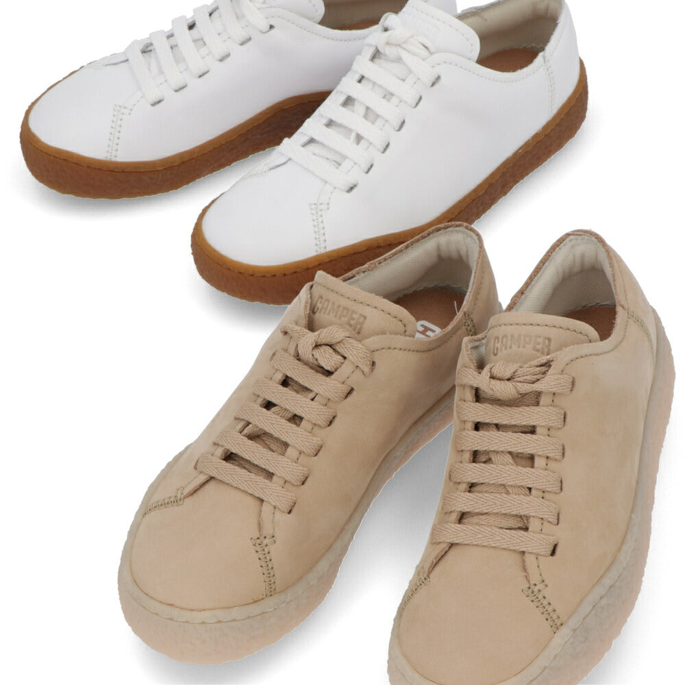 CAMPER スニーカー Peu Terreno ホワイト ベージュ ペウテレーノ ローカット ロゴ K201585