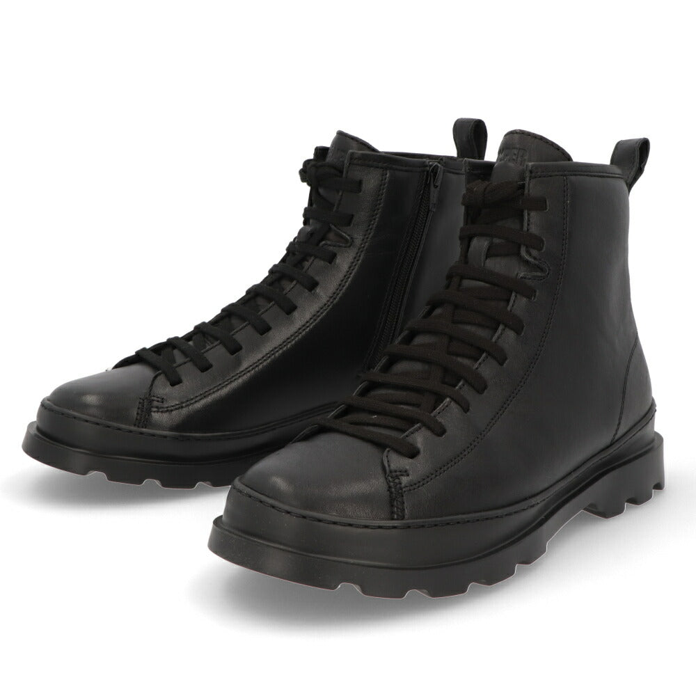 CAMPER ブーツ Brutus ブラック ブラウン レザー ブルータス K300245